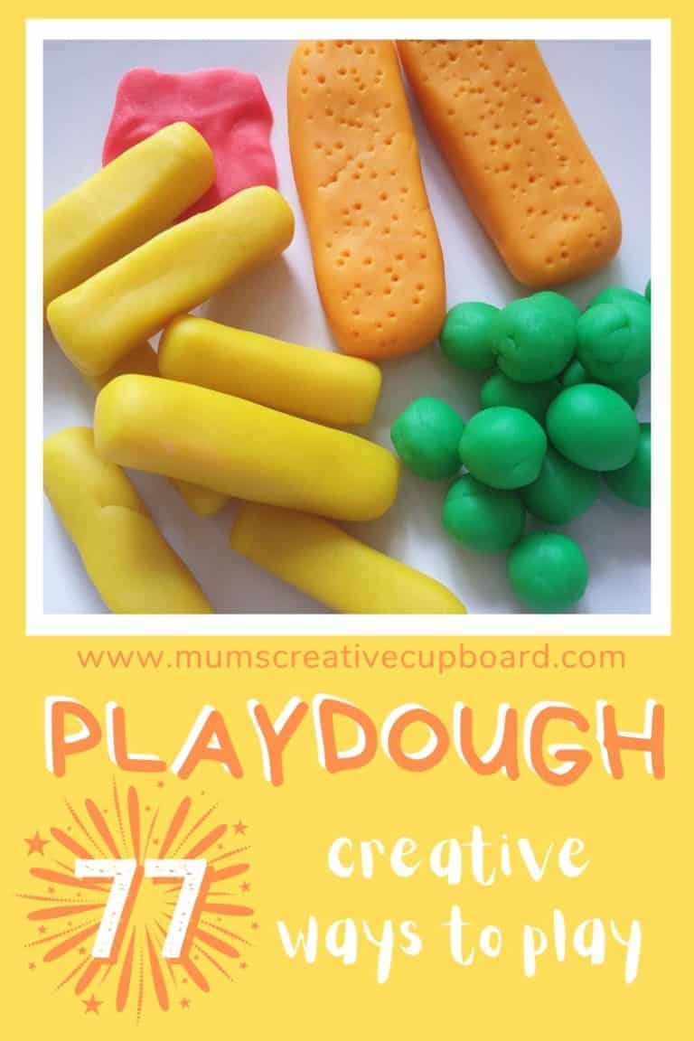 imaginative play playdough food