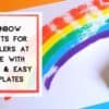 Preschool Rainbow Fine Motor Activities for Toddlers