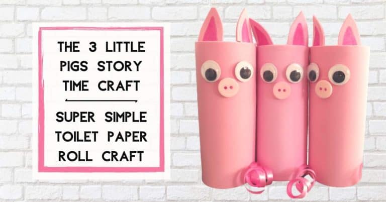 Toilet Paper Roll Craft The Three Little Pigs