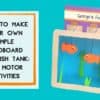 DIY fine motor activities for toddlers