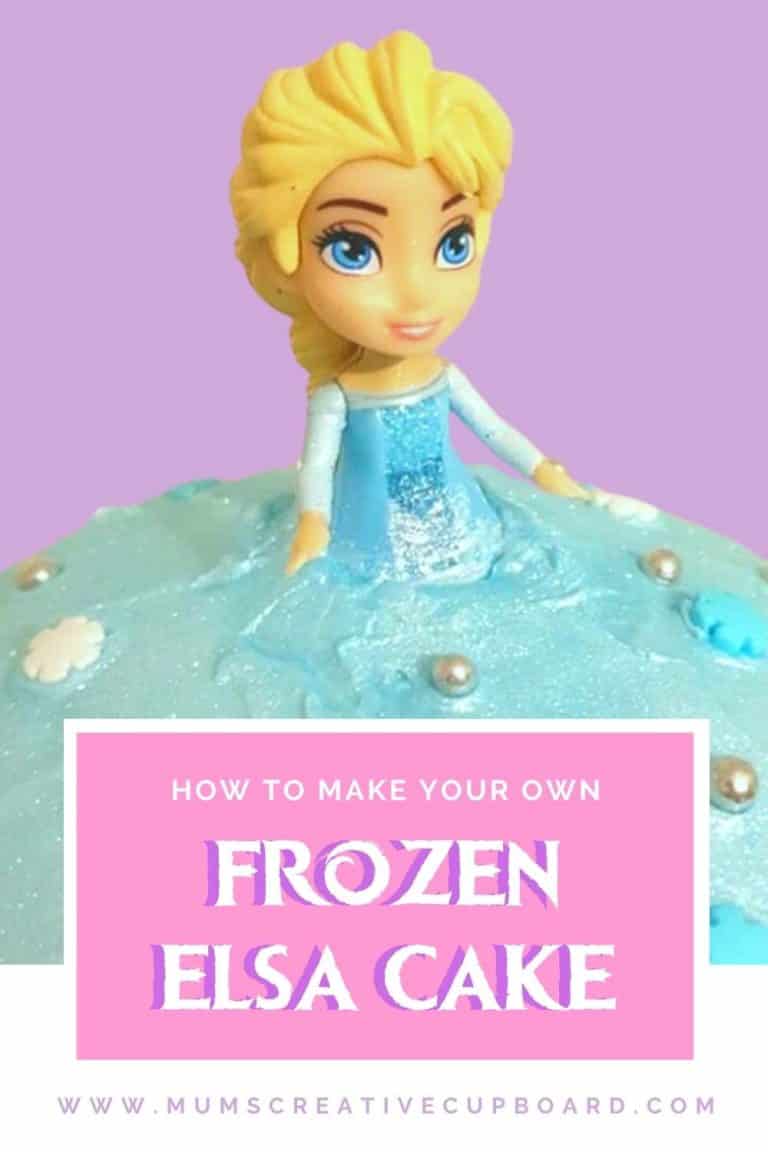 Easy Elsa Cake DIY Princess Doll Cake