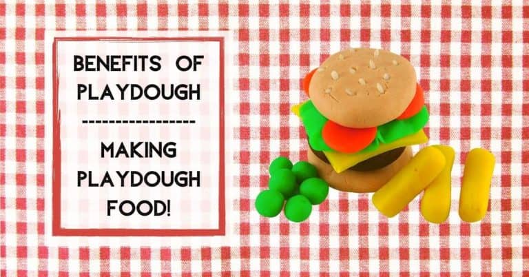 Benefits of Playdough with Playdough Learning Food Creations