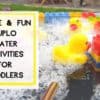 Water Play Ideas for Preschoolers