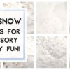 winter sensory bin