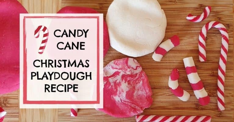 Candy Cane Christmas Scented Playdough Recipe Homemade