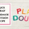rainbow playdough recipe